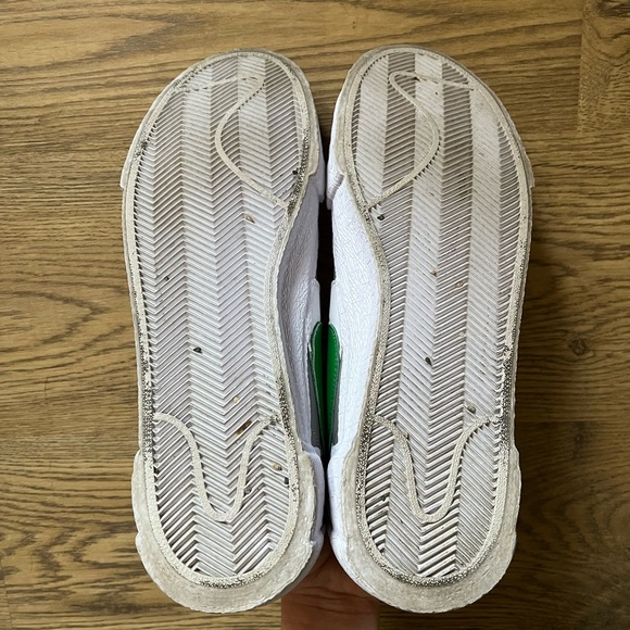 NIKE sneakers blazer low x sacai green size 9.5 main image 4